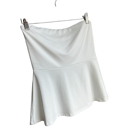 Susan Monaco Tops - White Susan Monaco Womens Strapless Tube Top  Flare Top S